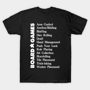 Board Games Mechanics T-Shirt